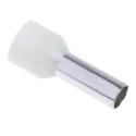 RS PRO Insulated Crimp Bootlace Ferrule, 12 mm Pin Length, 4.9 mm Pin Diameter, Ivory, Nylon, 8 AWG – Model 157-3931