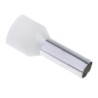 RS PRO Insulated Crimp Bootlace Ferrule, 12 mm Pin Length, 4.9 mm Pin Diameter, Ivory, Nylon, 8 AWG  -  Model 157-3931