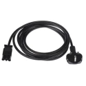 Wieland ST18 Series Cordset Female Screw 3-Pole 16A IP20 Black 250V 3m Brass Contacts 