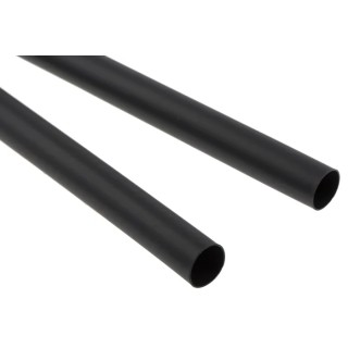 TE Connectivity Heat Shrink Tubing 12 mm Diameter, Black, Adhesive-Lined, Polyolefin, 1.2m Length, 3:1 CGAT-12/4-0