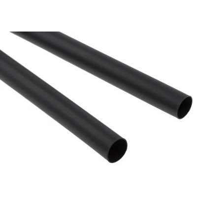 TE Connectivity Heat Shrink Tubing 12 mm Diameter, Black, Adhesive-Lined, Polyolefin, 1.2m Length, 3:1 CGAT-12/4-0