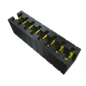 Samtec MNT Shunt Straight Female Multi Position Shunt, Black, 4 Way, 1 Row, 2.54 mm Pitch, 450V, MNT-104-BK-G