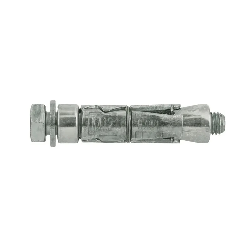 RawlPlug Carbon Steel Shield Anchor, M10 Thread, 115 mm Length, Zinc Plated RBL2-M10/50W