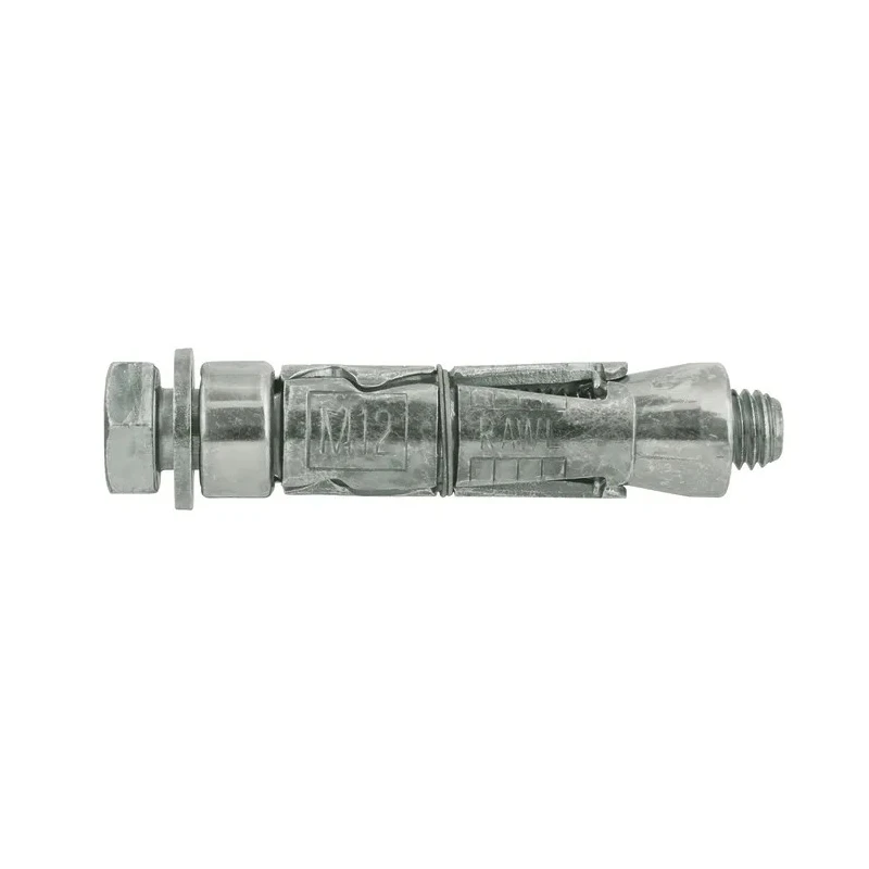 RawlPlug Carbon Steel Shield Anchor, M10 Thread, 115 mm Length, Zinc Plated RBL2-M10/50W