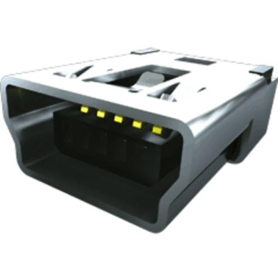 Samtec USB Type B Connector, Surface Mount, Right Angle, Female, IP68, USB 2.0, 30V MUSB-05-F-B-SM-A