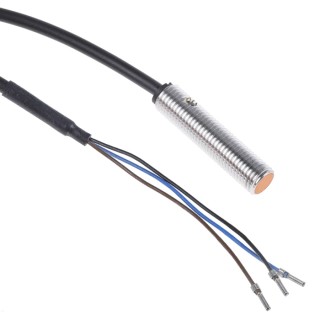 ifm electronic Inductive Proximity Sensor Threaded Barrel M8x1, PNP Output, 36V DC, 1mm Sensing, 200mA, IP67, IE5072