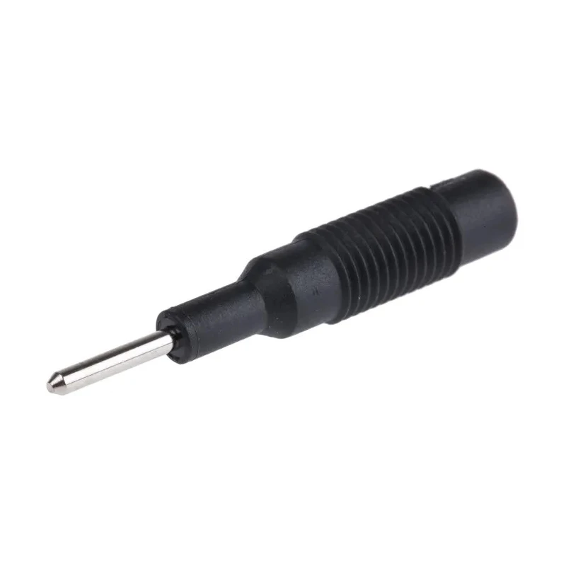 Hirschmann Test & Measurement Black Male Test Connector Adapter Nickel-Plated Brass Contacts 2 mm Plug to 4 mm 973600100-