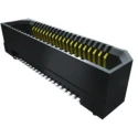 Samtec Straight Surface PCB Socket 50-Contact 2 Row 0.8 mm Pitch, Edge Rate Series ERF8