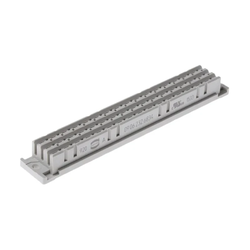 HARTING DIN 41612 32 Way Connector 5.08 mm Pitch Through-Hole C/2 Solder Class C2 2 Row Female Straight 09062326834