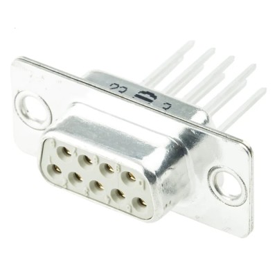 HARTING 9 Way Straight D-Sub Connector Female, 2.74 mm Pitch, Panel Mount, Wire Wrap, 7.5A, 1.0kV Metal Body 09670094707