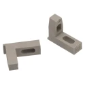 HARTING D-Sub Series Bracket for D-Sub Connector, Plastic, 50 Contacts, Model 0967000991301