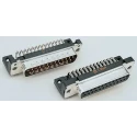 HARTING D-Sub 25 Way Right Angle Through Hole Connector 2.76 mm Pitch, Metal Housing, M3 Threaded Insert Female 09663127601