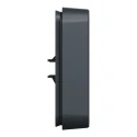 Schneider Electric Mureva Styl Back Box Mounting Frame, 1 Gang, IP55, Polycarbonate, Grey, Flush Mount, 84x84x28mm MUR34107