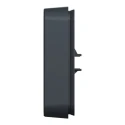 Schneider Electric Mureva Styl Back Box Mounting Frame, 1 Gang, IP55, Polycarbonate, Grey, Flush Mount, 84x84x28mm MUR34107