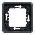 Schneider Electric Mureva Styl Back Box Mounting Frame, 1 Gang, IP55, Polycarbonate, Grey, Flush Mount, 84x84x28mm MUR34107