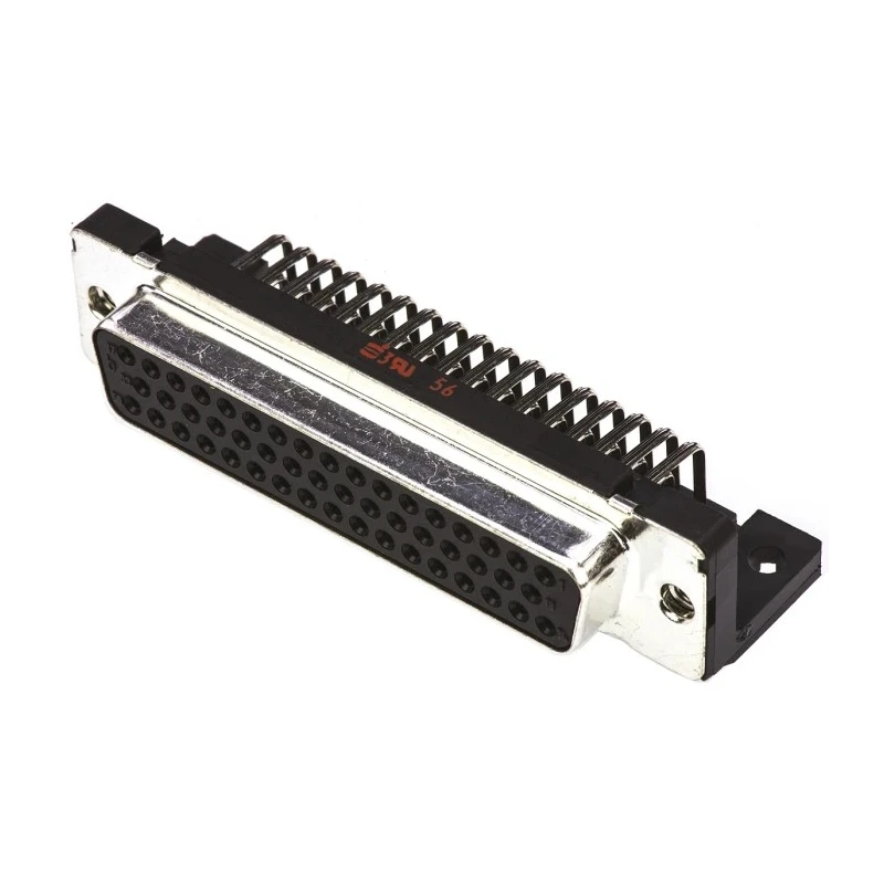 HARTING D-Sub Standard 50 Way Right Angle Through Hole Connector, Female, 2.76 mm Pitch, M3 Threaded Insert 09665127601