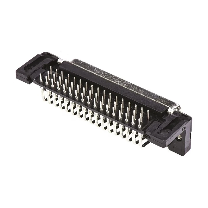 HARTING D-Sub Standard 50 Way Right Angle Through Hole Connector, Female, 2.76 mm Pitch, M3 Threaded Insert 09665127601