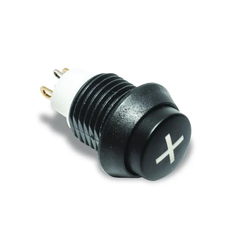 C & K AP Series Illuminated Push Button Switch, Panel Mount, Momentary, SPST, Blue LED, IP67, 13.7 mm Cutout APB4E07TZBE001