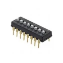 C & K Slide Rotary Coded DIP Switch SDA08H1BDA, Slide Actuator, Rotary Encoded Type, Malaysia Origin