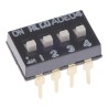 TE Connectivity Rotary Coded DIP Switch Through Hole Slide Actuator ADE0404