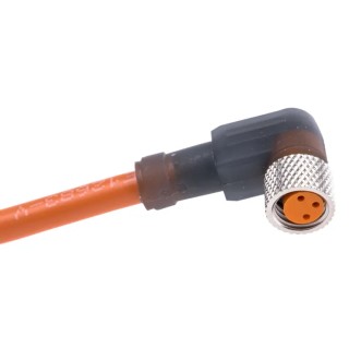 Lumberg Automation Sensor Actuator Cable RKMWV3-62/2M, Female 3-Way, Right Angle, Polyurethane/PVC, IP67
