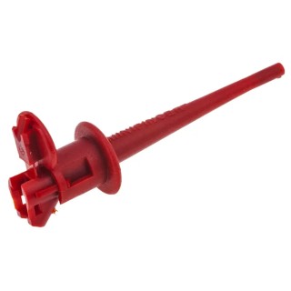 Fluke Red Mini Test Clip 2.79 mm Tip Size, 5A, 300V, Glass Filled Nylon Insulation 5418-2