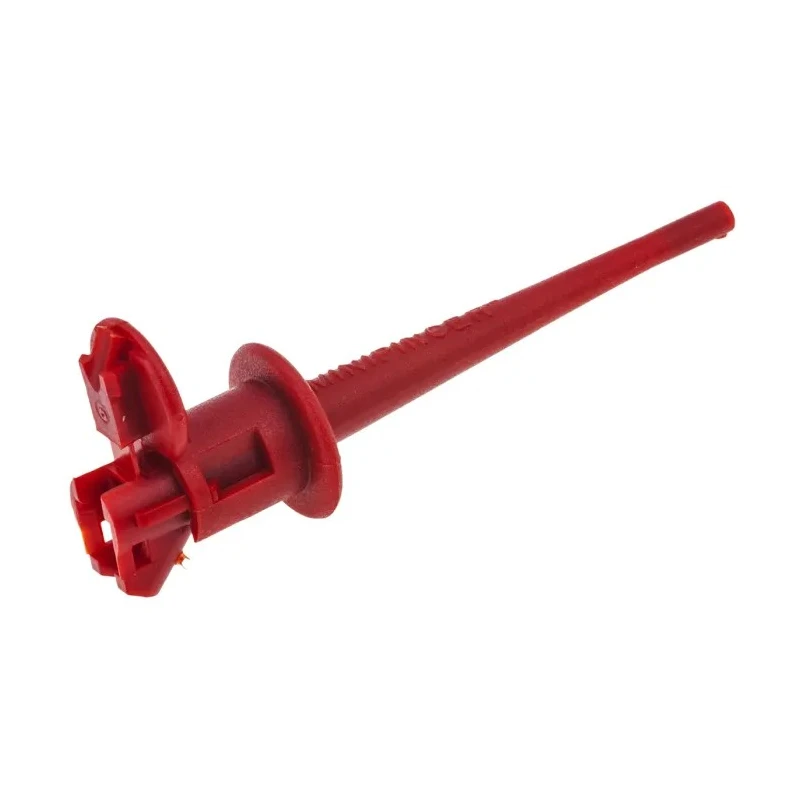 Fluke Red Mini Test Clip 2.79 mm Tip Size, 5A, 300V, Glass Filled Nylon Insulation 5418-2