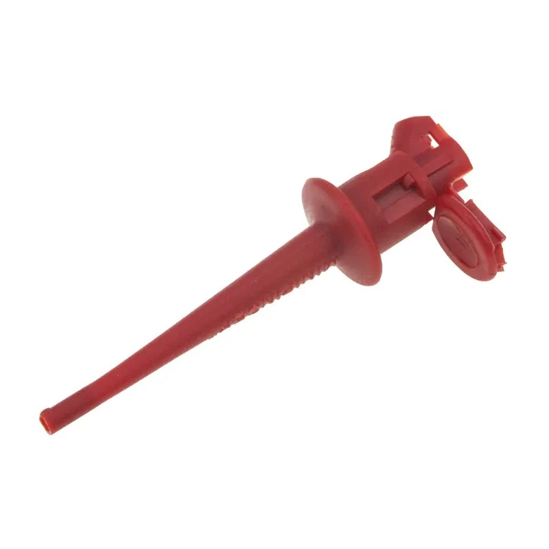Fluke Red Mini Test Clip 2.79 mm Tip Size, 5A, 300V, Glass Filled Nylon Insulation 5418-2