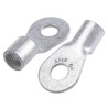 RS PRO Solistrand Uninsulated Crimp Ring Terminal, M6 Stud, 6 AWG, Copper 33465