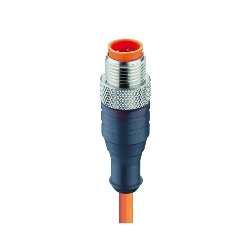Lumberg Automation Male 4-Way Sensor Actuator Cable, Straight, Unterminated, 250V, 5m, PVC Jacket, Orange RST4-07/5