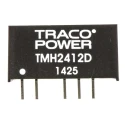 TRACOPOWER DC/DC Converter, Dual 12V Output, 2W, 21.6–26.4V Input, Through Hole, -40°C to 85°C TMH 2412D