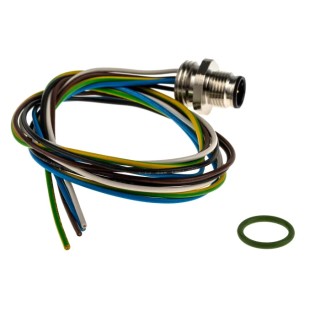 Lumberg Automation Sensor Actuator Cable RSF5-56/0.2 Male Straight M12 5-Core Unterminated 200mm, IP65/IP67