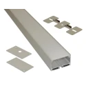 PowerLED LED Strip Extrusion & Diffuser EXT11, 1m, Surface-Mounted Aluminium Profile, 55mm Width