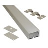 PowerLED LED Strip Extrusion & Diffuser EXT11, 1m, Surface-Mounted Aluminium Profile, 55mm Width