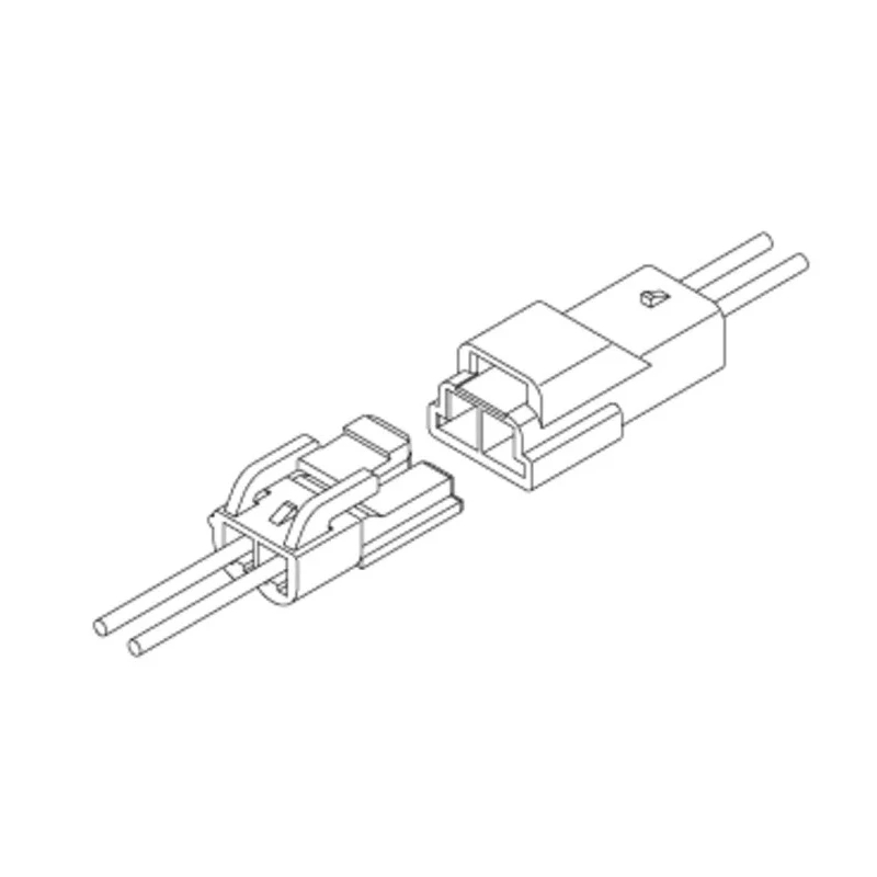 JST YLN Female Connector Housing 4.5 mm Pitch, 2 Way, Nylon, YLNR-02VF