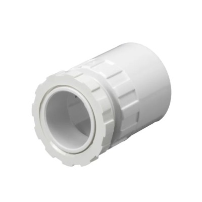 Schneider Electric Conduit Fitting, Adapter, uPVC, 20 mm, BS4607, White PMA20W