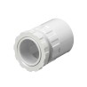Schneider Electric Conduit Fitting, Adapter, uPVC, 20 mm, BS4607, White PMA20W