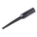 Fluke Black Test Connector Adapter, Brass and Copper Contacts, Nickel/Gold Plated Socket 2500V 3A 4690-0