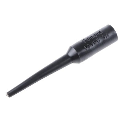 Fluke Black Test Connector Adapter, Brass and Copper Contacts, Nickel/Gold Plated Socket 2500V 3A 4690-0