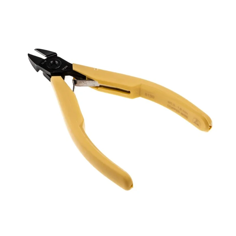 Lindstrom Micro Bevel ESD Safe Cutter, 1.6mm Capacity, 112mm Length, Steel Jaws, Bi-Metal Handle 8150