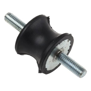 RS PRO M6 Anti-Vibration Mount Male to Male Bobbin, 22 kg Compression Load, 25 mm OD, 20 mm Height, Natural Rubber 162-3235