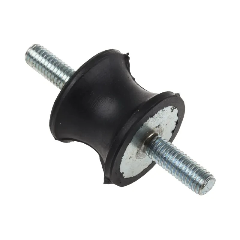 RS PRO M6 Anti-Vibration Mount Male to Male Bobbin, 22 kg Compression Load, 25 mm OD, 20 mm Height, Natural Rubber 162-3235