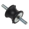 RS PRO M6 Anti-Vibration Mount Male to Male Bobbin, 22 kg Compression Load, 25 mm OD, 20 mm Height, Natural Rubber 162-3235