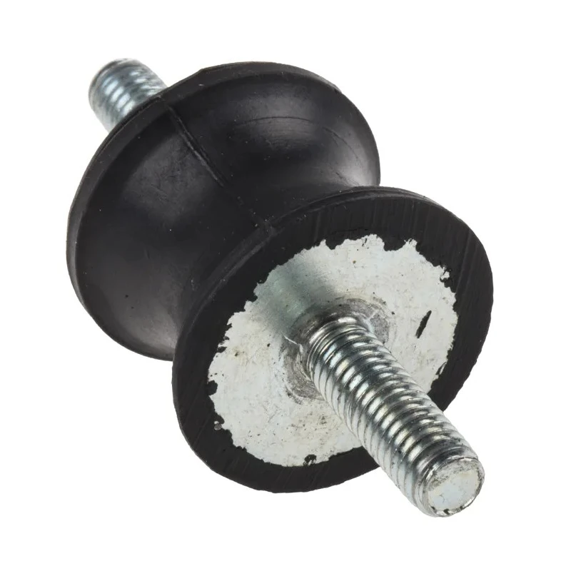 RS PRO M6 Anti-Vibration Mount Male to Male Bobbin, 22 kg Compression Load, 25 mm OD, 20 mm Height, Natural Rubber 162-3235