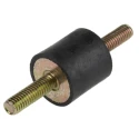 RS PRO M6 Anti-Vibration Mount, Male to Male Bobbin, 34.5 kg Compression Load, 20 mm OD x 20 mm Height, Natural 162-3227