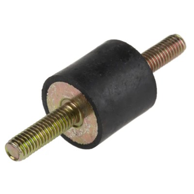 RS PRO M6 Anti-Vibration Mount, Male to Male Bobbin, 34.5 kg Compression Load, 20 mm OD x 20 mm Height, Natural 162-3227