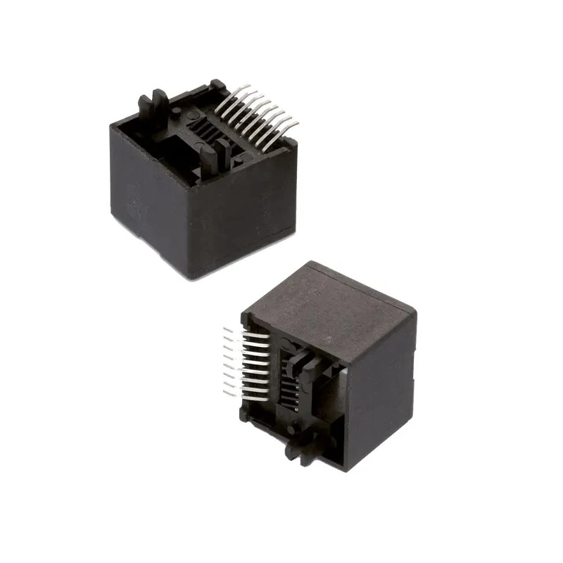 Wurth Elektronik RJ45 Connector, Female, Surface Mount, Cat3, Nickel Plated Brass Shield, 1 Port, 8 Way 634008138121