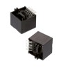 Wurth Elektronik RJ45 Connector, Female, Surface Mount, Cat3, Nickel Plated Brass Shield, 1 Port, 8 Way 634008138121
