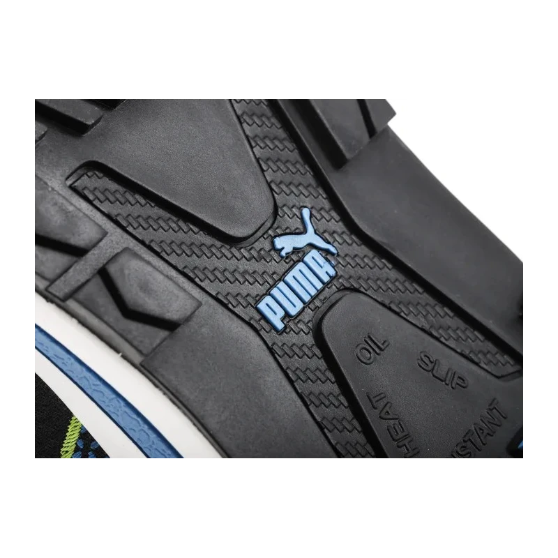 Puma Safety Blaze Knit Men's Blue Steel Safety Trainer, Steel Toe, SRC, HRO, UK 9, EU 43 643060