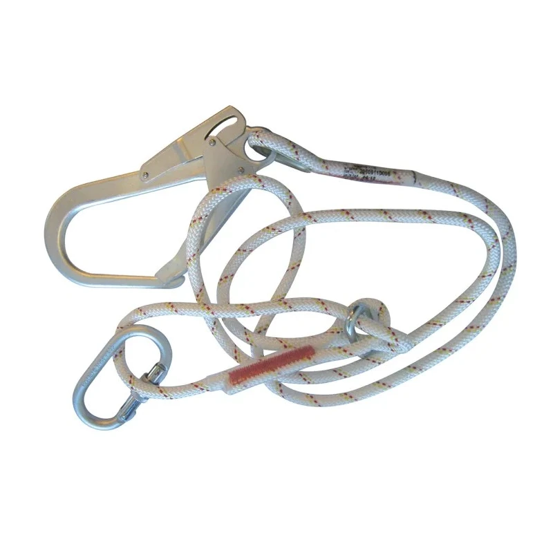 Protecta 2 m Work Positioning Lanyard with Screw Carabiner, Adjustable, Single Leg, 100 kg Capacity AL422/3